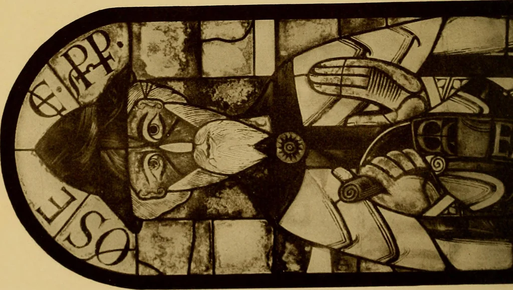 An illustration from Handbuch der glasmalerei für forscher, sammler und kunstfreunde, wie für künstler, architekten und glasmaler, 1914, leaf 20