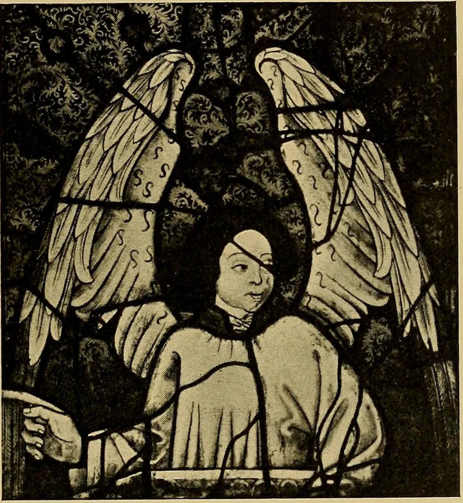 An illustration from Handbuch der glasmalerei für forscher, sammler und kunstfreunde, wie für künstler, architekten und glasmaler, 1914, leaf 201