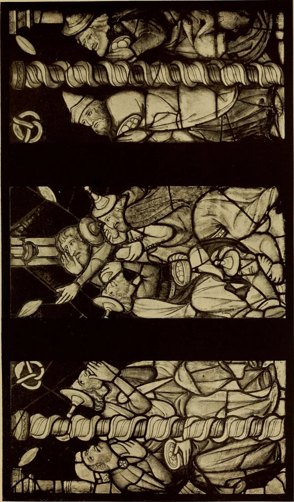 An illustration from Handbuch der glasmalerei für forscher, sammler und kunstfreunde, wie für künstler, architekten und glasmaler, 1914, leaf 205