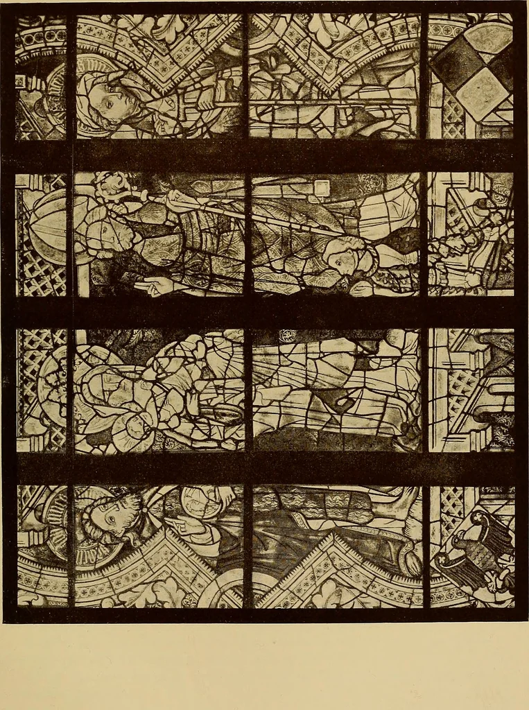 An illustration from Handbuch der glasmalerei für forscher, sammler und kunstfreunde, wie für künstler, architekten und glasmaler, 1914, leaf 209
