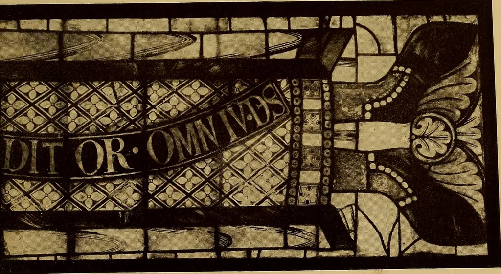An illustration from Handbuch der glasmalerei für forscher, sammler und kunstfreunde, wie für künstler, architekten und glasmaler, 1914, leaf 21