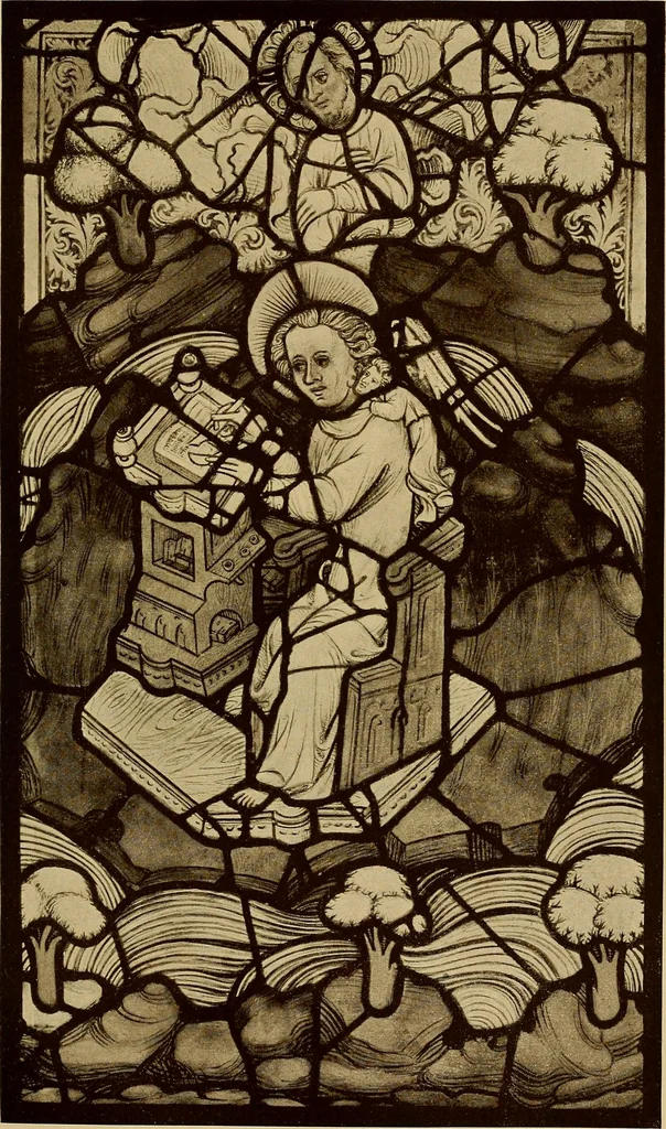 An illustration from Handbuch der glasmalerei für forscher, sammler und kunstfreunde, wie für künstler, architekten und glasmaler, 1914, leaf 213