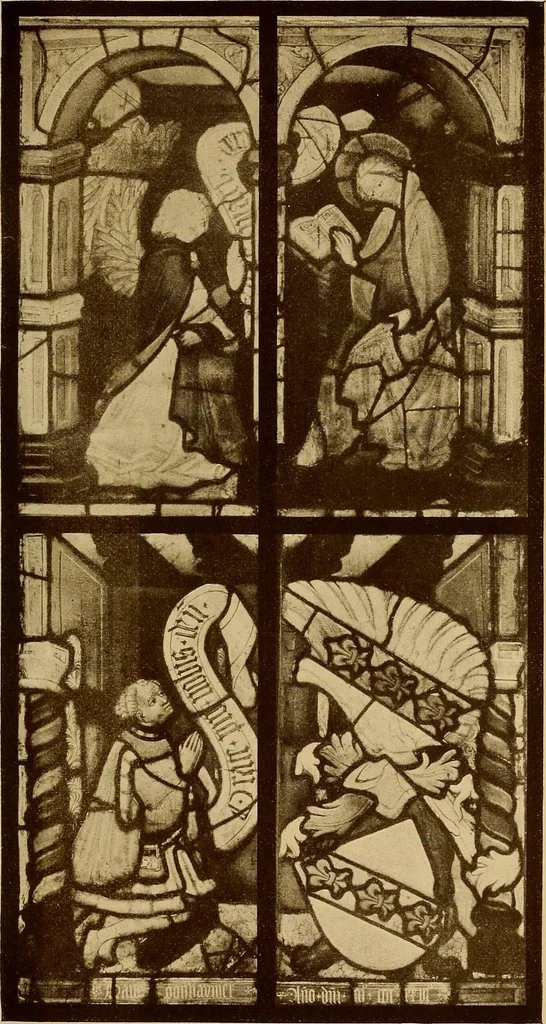 An illustration from Handbuch der glasmalerei für forscher, sammler und kunstfreunde, wie für künstler, architekten und glasmaler, 1914, leaf 217