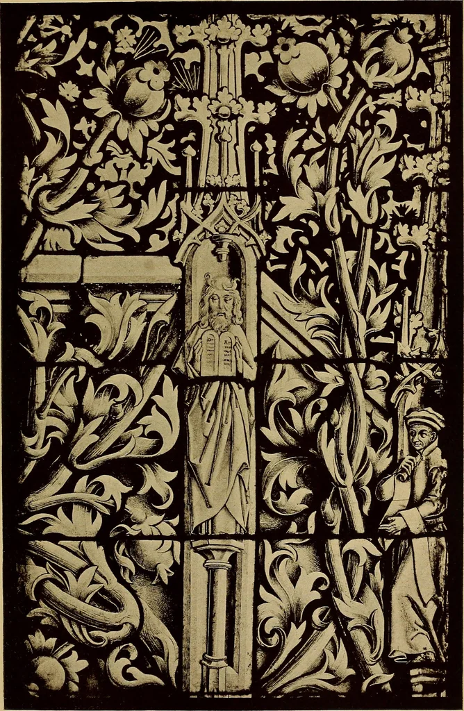 An illustration from Handbuch der glasmalerei für forscher, sammler und kunstfreunde, wie für künstler, architekten und glasmaler, 1914, leaf 225