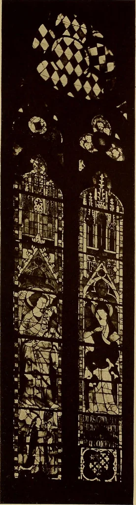 An illustration from Handbuch der glasmalerei für forscher, sammler und kunstfreunde, wie für künstler, architekten und glasmaler, 1914, leaf 235