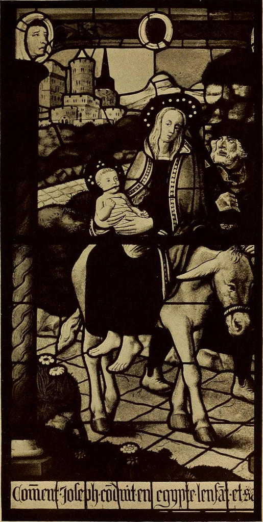 An illustration from Handbuch der glasmalerei für forscher, sammler und kunstfreunde, wie für künstler, architekten und glasmaler, 1914, leaf 257