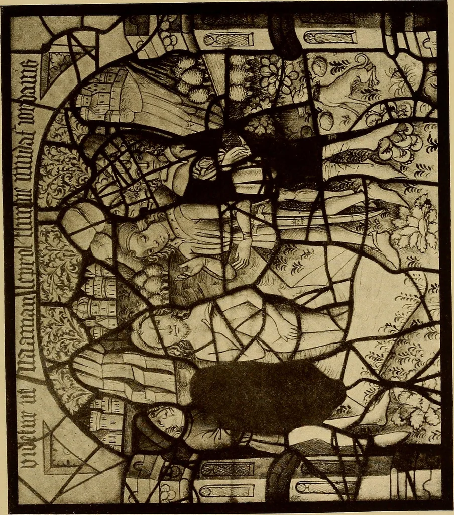 An illustration from Handbuch der glasmalerei für forscher, sammler und kunstfreunde, wie für künstler, architekten und glasmaler, 1914, leaf 259
