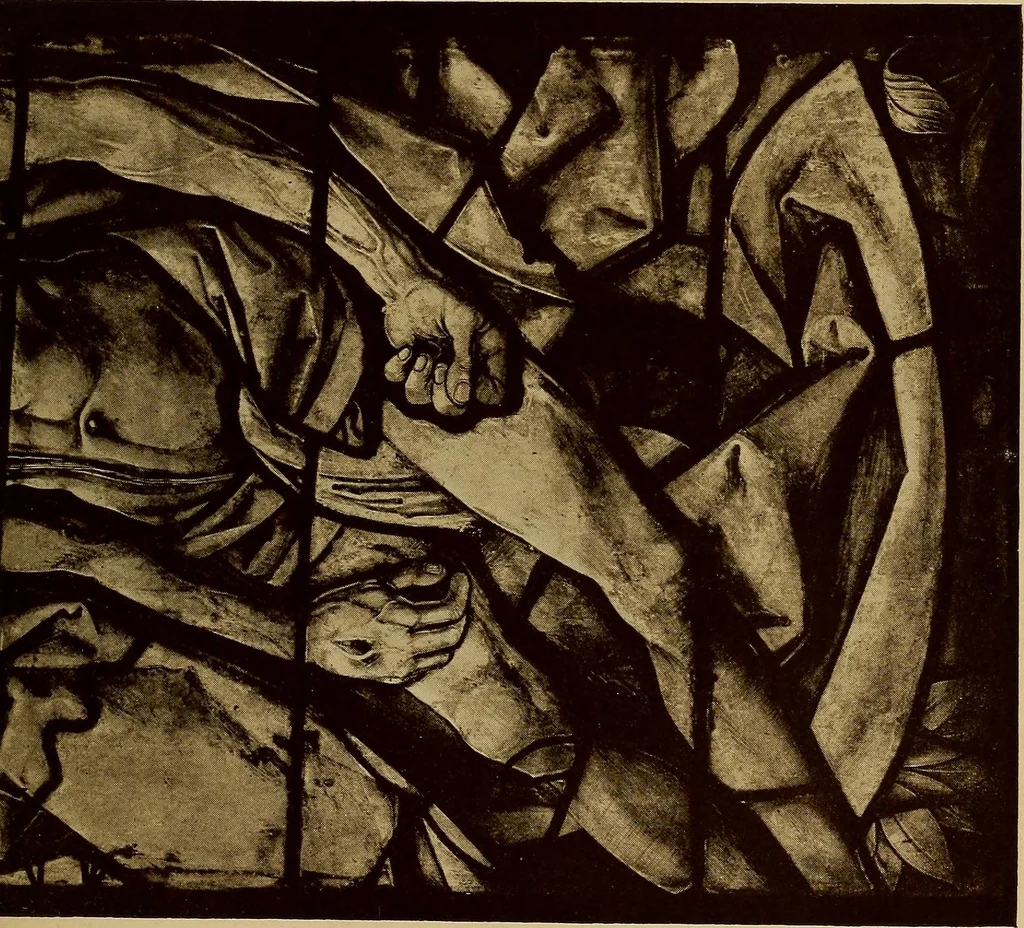 An illustration from Handbuch der glasmalerei für forscher, sammler und kunstfreunde, wie für künstler, architekten und glasmaler, 1914, leaf 289