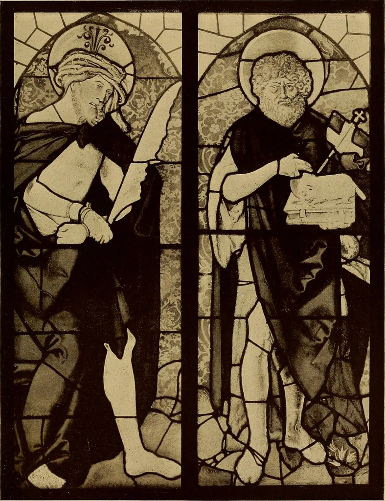 An illustration from Handbuch der glasmalerei für forscher, sammler und kunstfreunde, wie für künstler, architekten und glasmaler, 1914, leaf 295