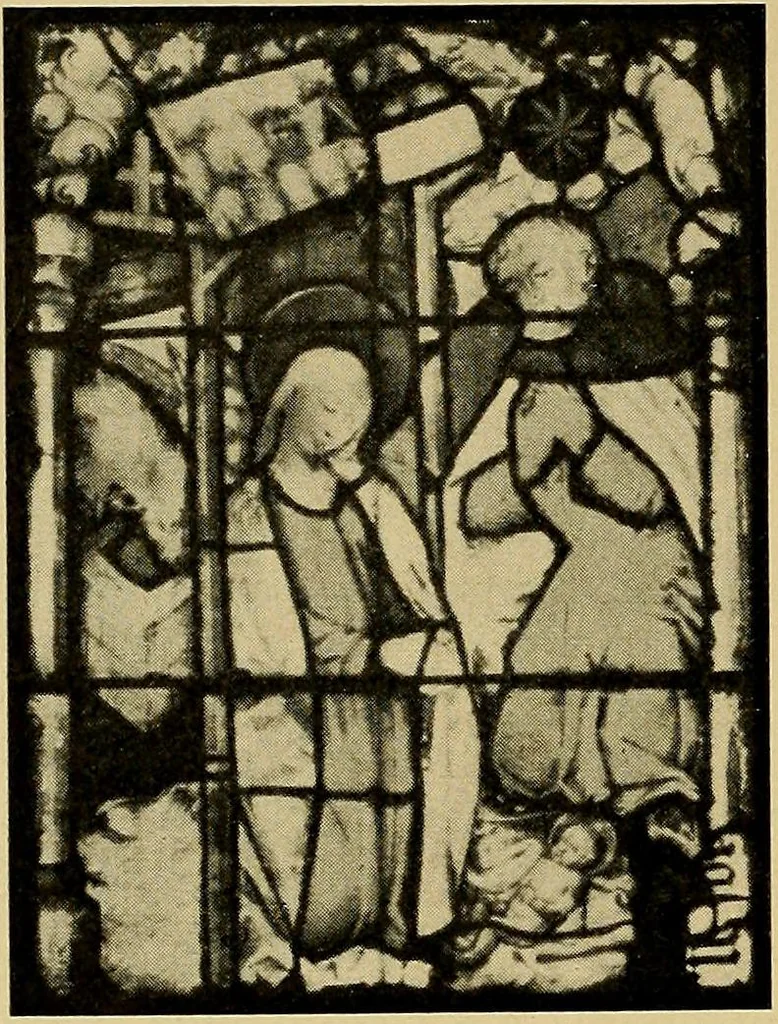 An illustration from Handbuch der glasmalerei für forscher, sammler und kunstfreunde, wie für künstler, architekten und glasmaler, 1914, leaf 302