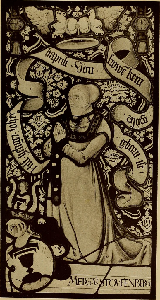 An illustration from Handbuch der glasmalerei für forscher, sammler und kunstfreunde, wie für künstler, architekten und glasmaler, 1914, leaf 305