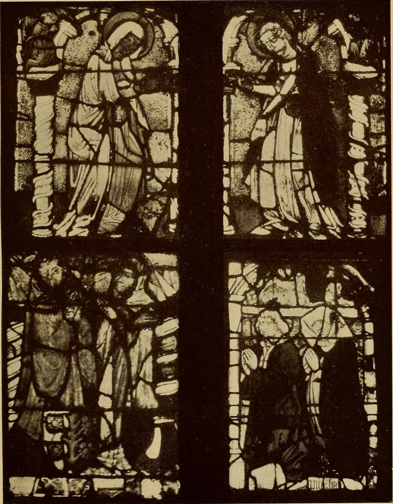 An illustration from Handbuch der glasmalerei für forscher, sammler und kunstfreunde, wie für künstler, architekten und glasmaler, 1914, leaf 309