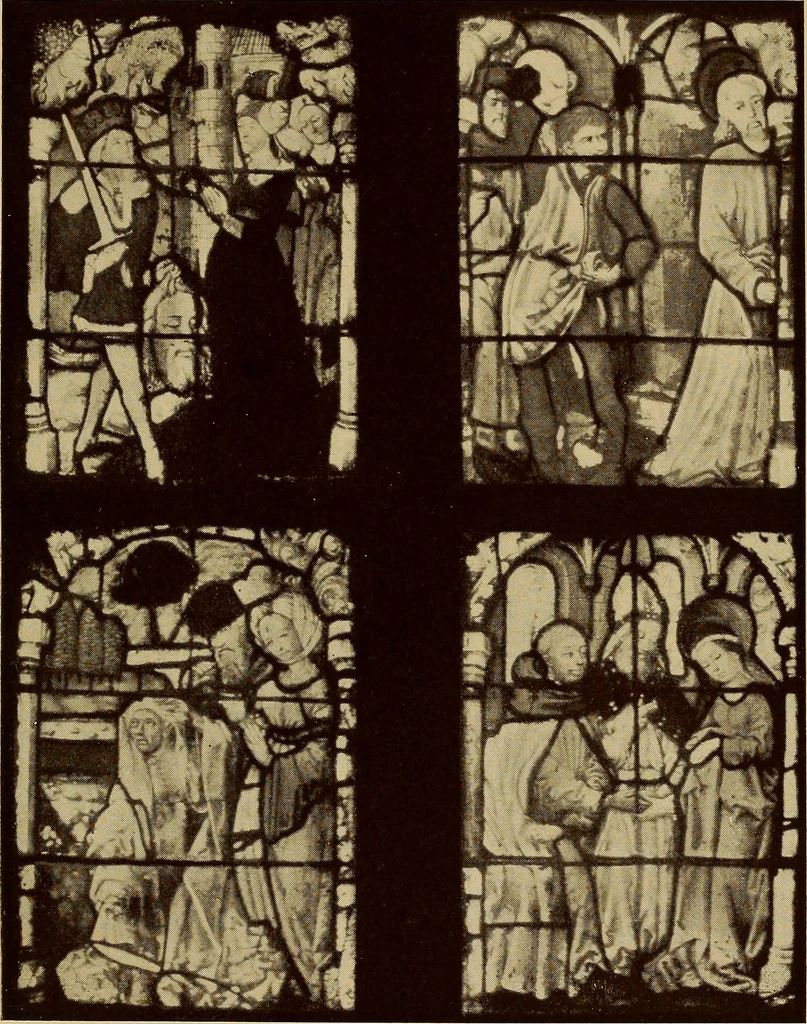 An illustration from Handbuch der glasmalerei für forscher, sammler und kunstfreunde, wie für künstler, architekten und glasmaler, 1914, leaf 313
