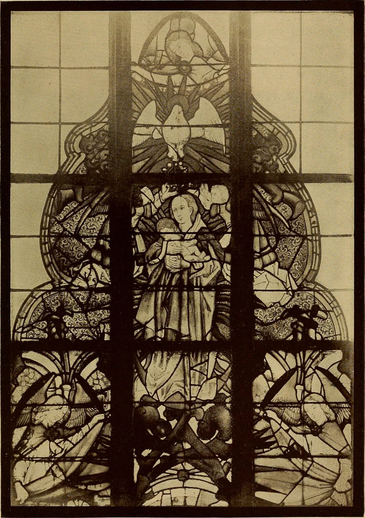 An illustration from Handbuch der glasmalerei für forscher, sammler und kunstfreunde, wie für künstler, architekten und glasmaler, 1914, leaf 325