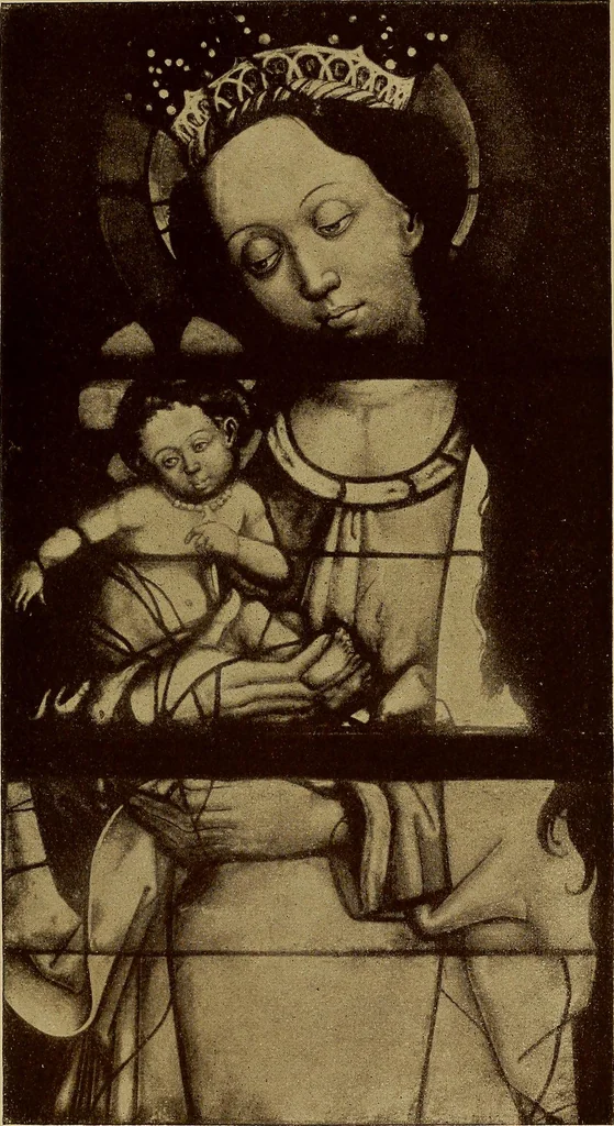 An illustration from Handbuch der glasmalerei für forscher, sammler und kunstfreunde, wie für künstler, architekten und glasmaler, 1914, leaf 329
