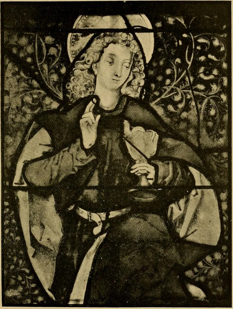 An illustration from Handbuch der glasmalerei für forscher, sammler und kunstfreunde, wie für künstler, architekten und glasmaler, 1914, leaf 339