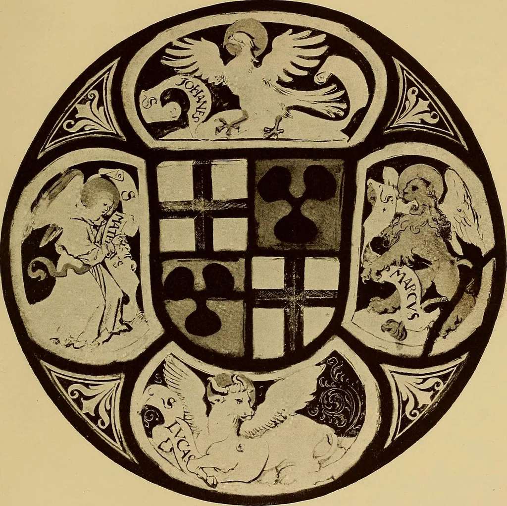 An illustration from Handbuch der glasmalerei für forscher, sammler und kunstfreunde, wie für künstler, architekten und glasmaler, 1914, leaf 353