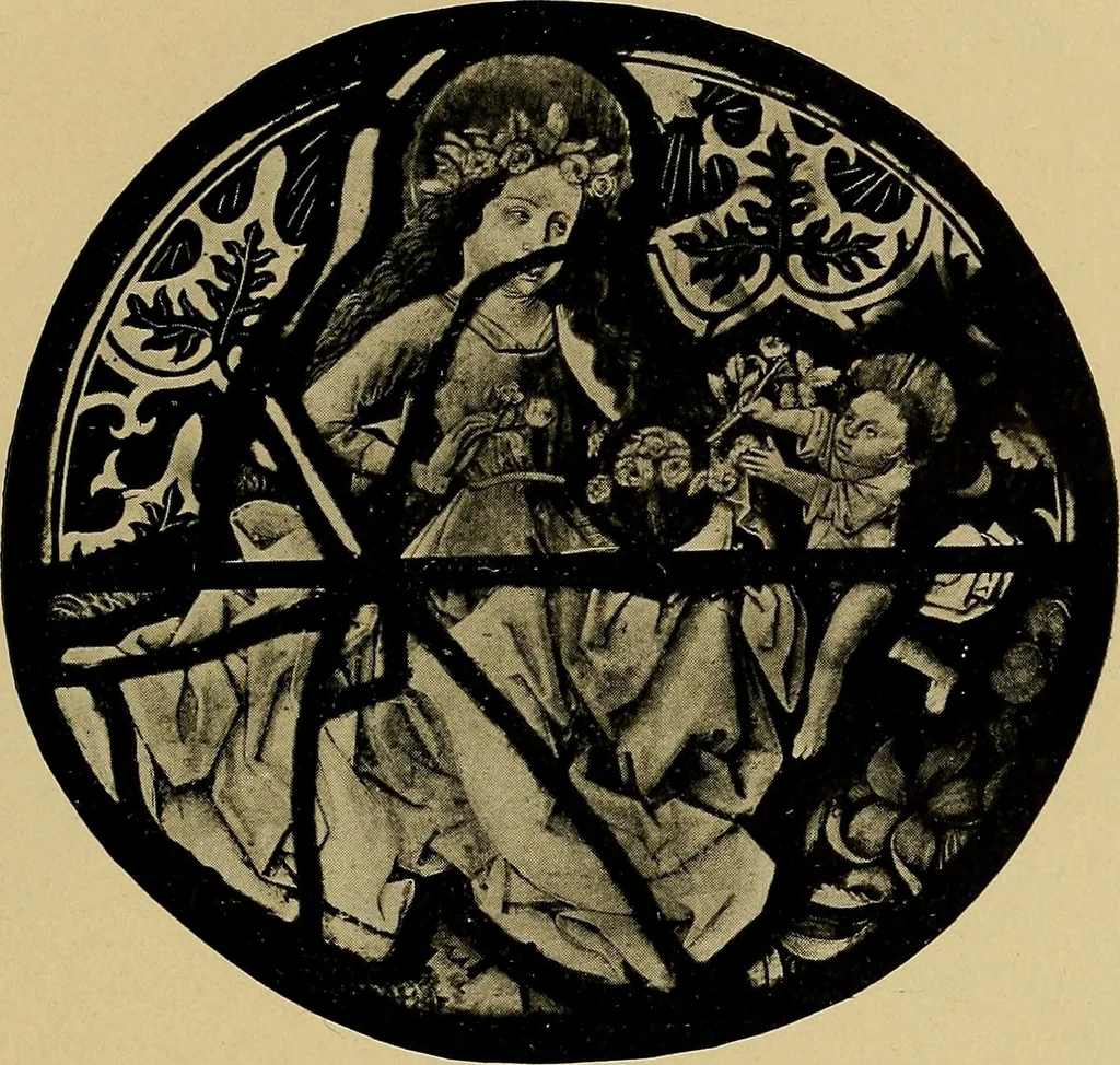 An illustration from Handbuch der glasmalerei für forscher, sammler und kunstfreunde, wie für künstler, architekten und glasmaler, 1914, leaf 359
