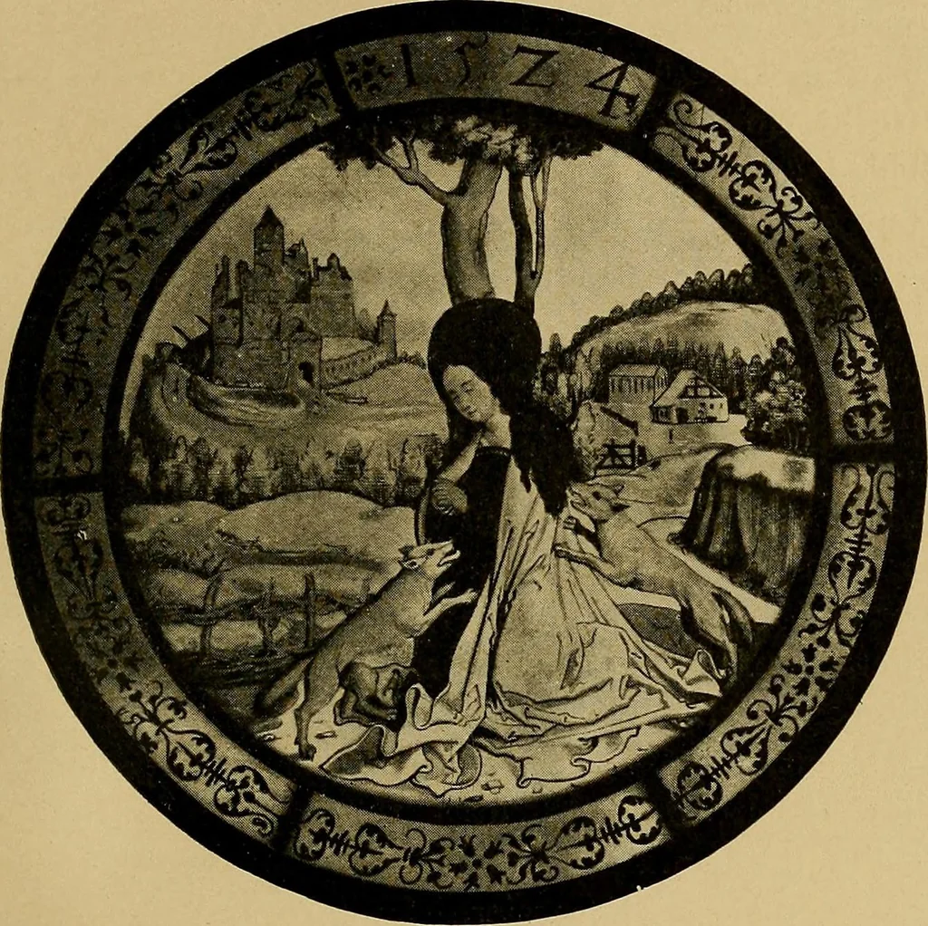 An illustration from Handbuch der glasmalerei für forscher, sammler und kunstfreunde, wie für künstler, architekten und glasmaler, 1914, leaf 363