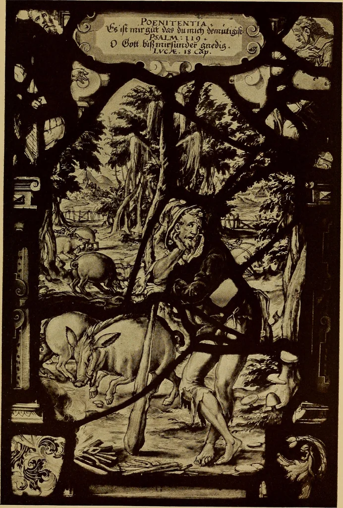 An illustration from Handbuch der glasmalerei für forscher, sammler und kunstfreunde, wie für künstler, architekten und glasmaler, 1914, leaf 387