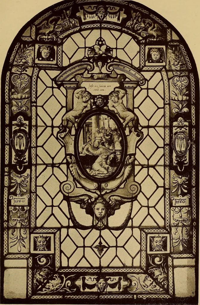 An illustration from Handbuch der glasmalerei für forscher, sammler und kunstfreunde, wie für künstler, architekten und glasmaler, 1914, leaf 399