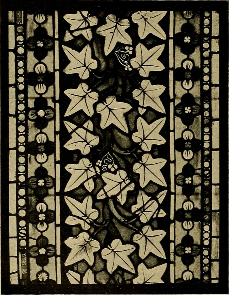 An illustration from Handbuch der glasmalerei für forscher, sammler und kunstfreunde, wie für künstler, architekten und glasmaler, 1914, leaf 408