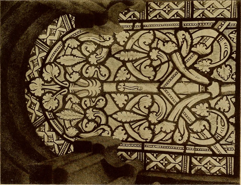 An illustration from Handbuch der glasmalerei für forscher, sammler und kunstfreunde, wie für künstler, architekten und glasmaler, 1914, leaf 409