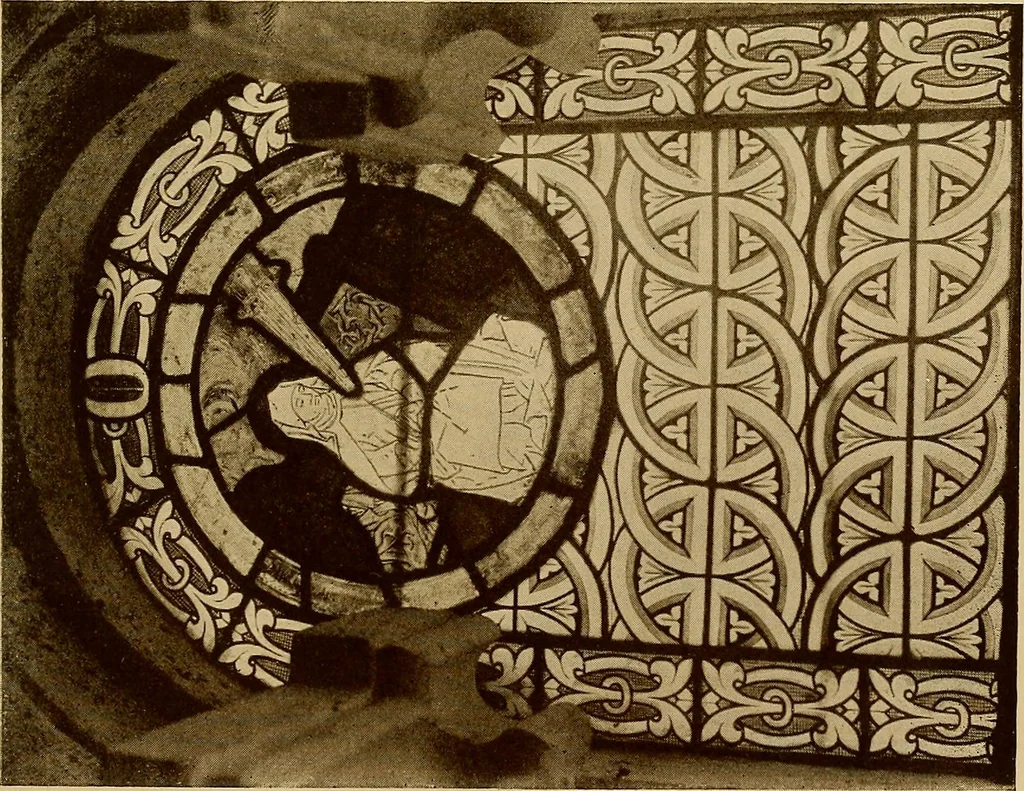 An illustration from Handbuch der glasmalerei für forscher, sammler und kunstfreunde, wie für künstler, architekten und glasmaler, 1914, leaf 411