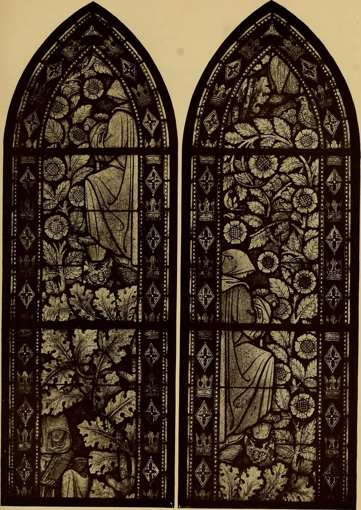 An illustration from Handbuch der glasmalerei für forscher, sammler und kunstfreunde, wie für künstler, architekten und glasmaler, 1914, leaf 423