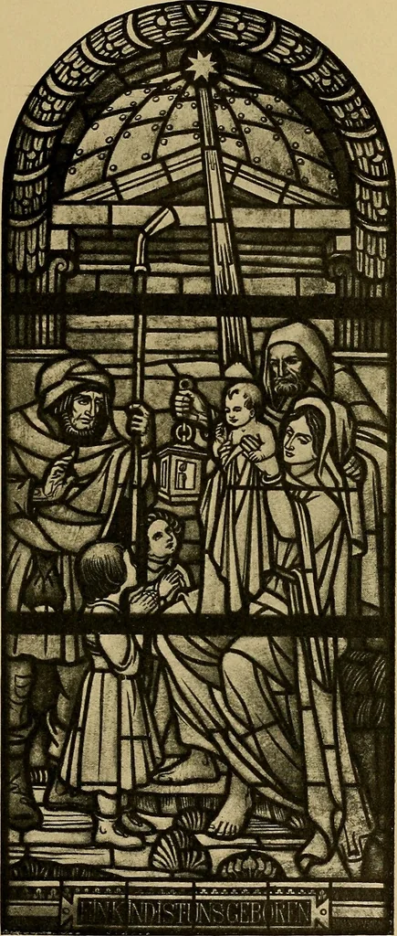 An illustration from Handbuch der glasmalerei für forscher, sammler und kunstfreunde, wie für künstler, architekten und glasmaler, 1914, leaf 429