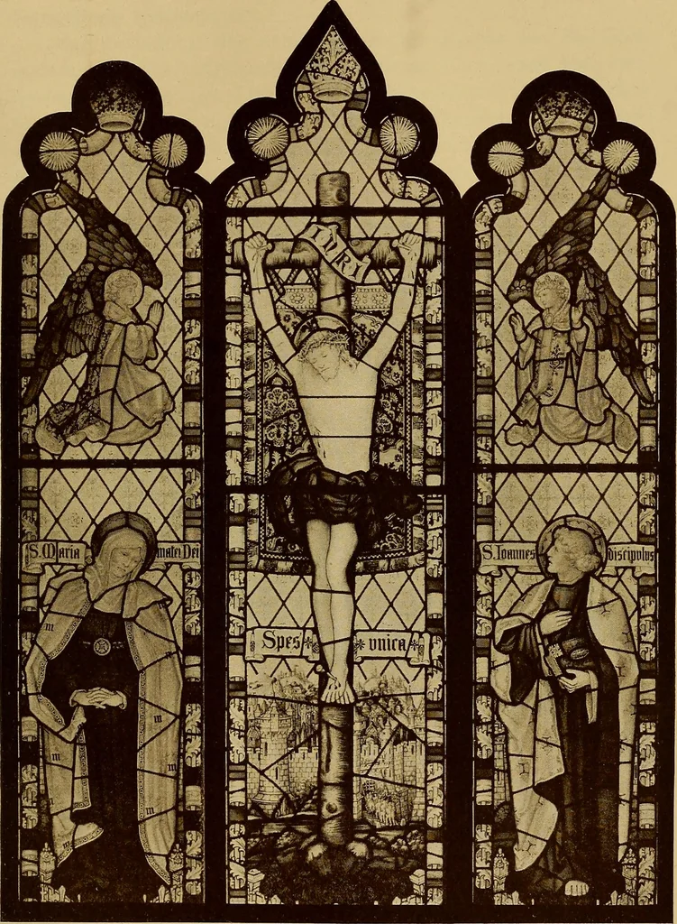 An illustration from Handbuch der glasmalerei für forscher, sammler und kunstfreunde, wie für künstler, architekten und glasmaler, 1914, leaf 435