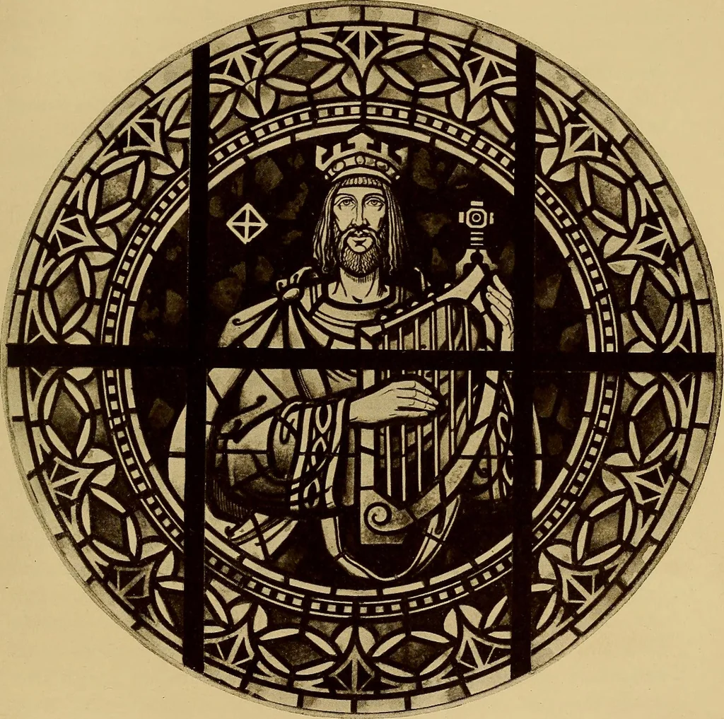 An illustration from Handbuch der glasmalerei für forscher, sammler und kunstfreunde, wie für künstler, architekten und glasmaler, 1914, leaf 443