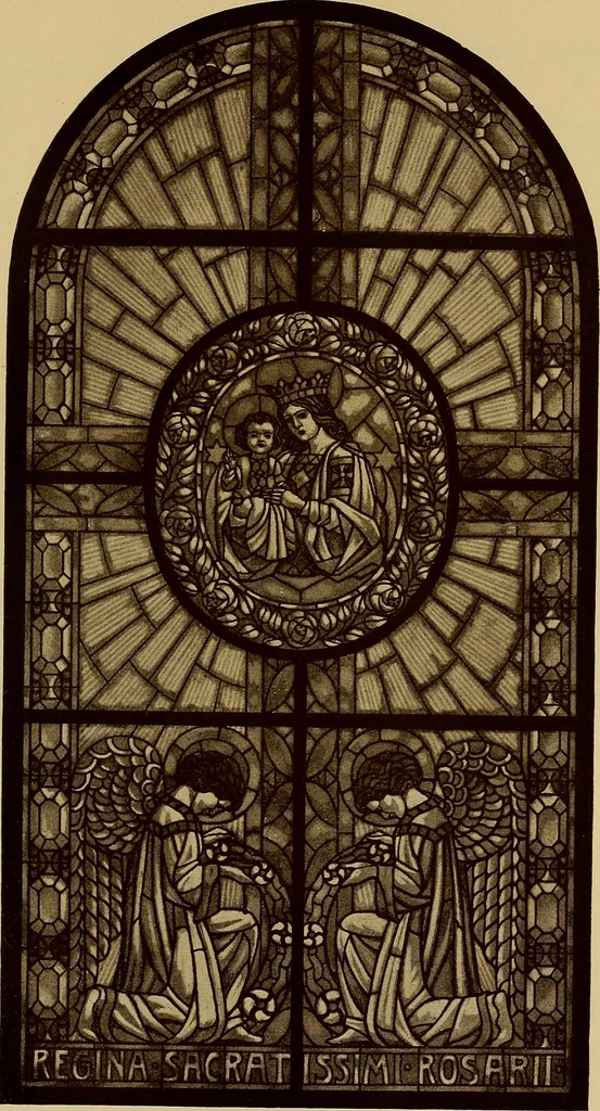 An illustration from Handbuch der glasmalerei für forscher, sammler und kunstfreunde, wie für künstler, architekten und glasmaler, 1914, leaf 455