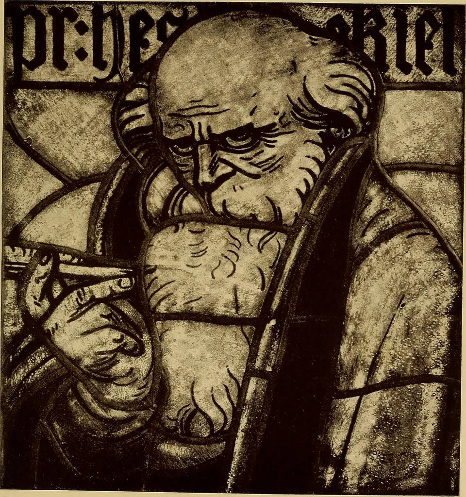 An illustration from Handbuch der glasmalerei für forscher, sammler und kunstfreunde, wie für künstler, architekten und glasmaler, 1914, leaf 467