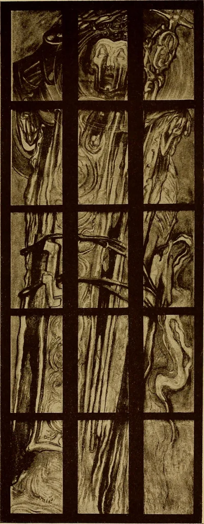 An illustration from Handbuch der glasmalerei für forscher, sammler und kunstfreunde, wie für künstler, architekten und glasmaler, 1914, leaf 491