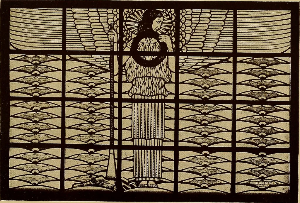 An illustration from Handbuch der glasmalerei für forscher, sammler und kunstfreunde, wie für künstler, architekten und glasmaler, 1914, leaf 499