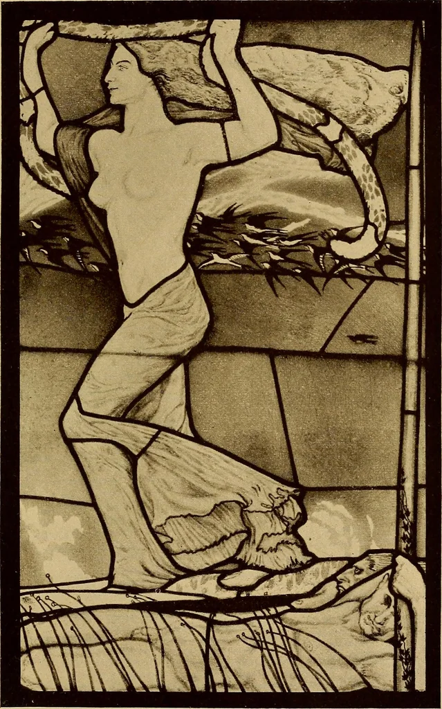 An illustration from Handbuch der glasmalerei für forscher, sammler und kunstfreunde, wie für künstler, architekten und glasmaler, 1914, leaf 503