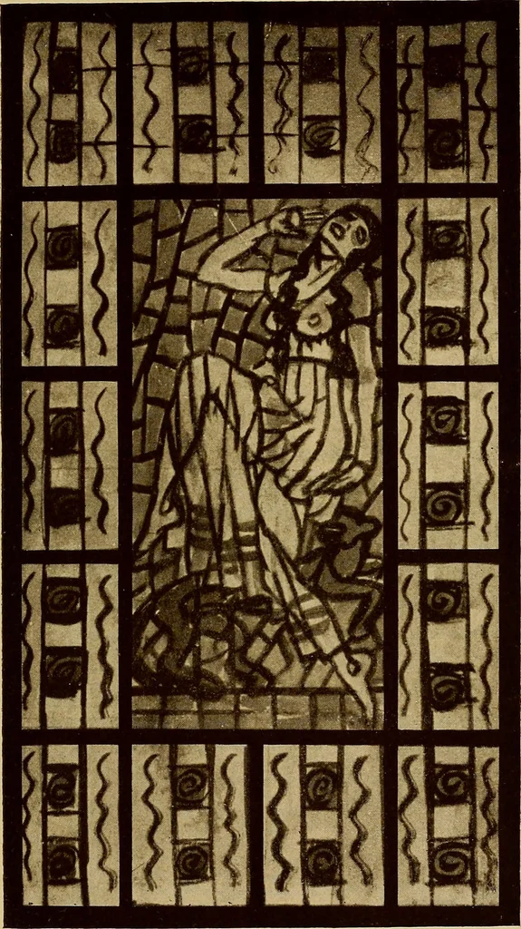 An illustration from Handbuch der glasmalerei für forscher, sammler und kunstfreunde, wie für künstler, architekten und glasmaler, 1914, leaf 511