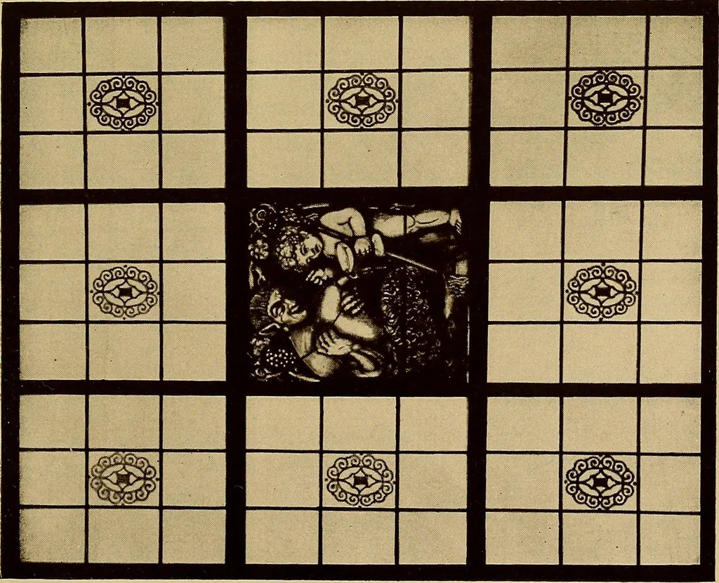 An illustration from Handbuch der glasmalerei für forscher, sammler und kunstfreunde, wie für künstler, architekten und glasmaler, 1914, leaf 519