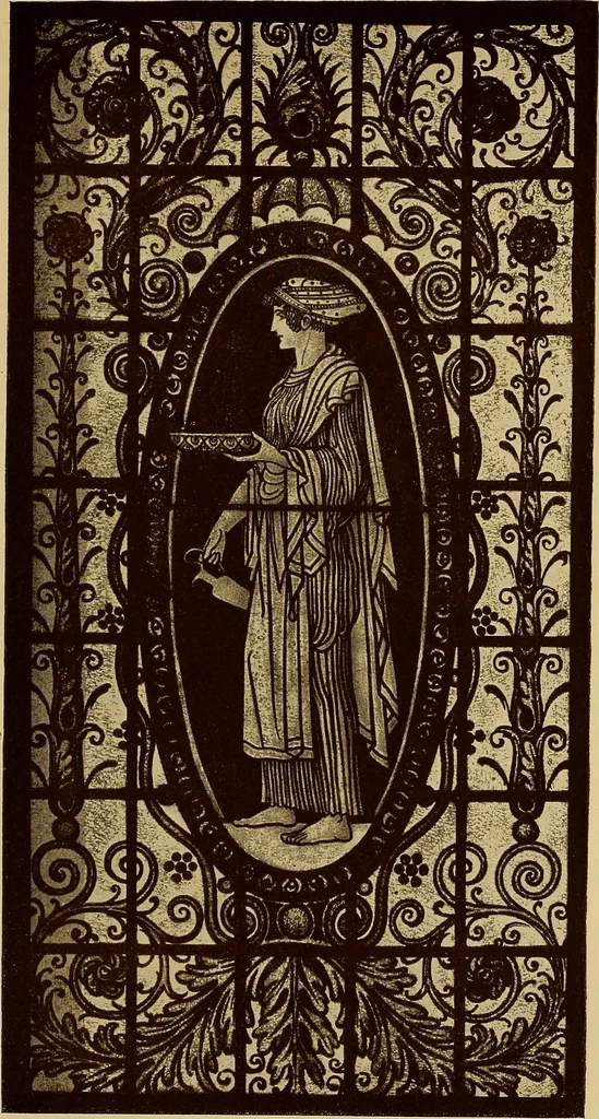 An illustration from Handbuch der glasmalerei für forscher, sammler und kunstfreunde, wie für künstler, architekten und glasmaler, 1914, leaf 539