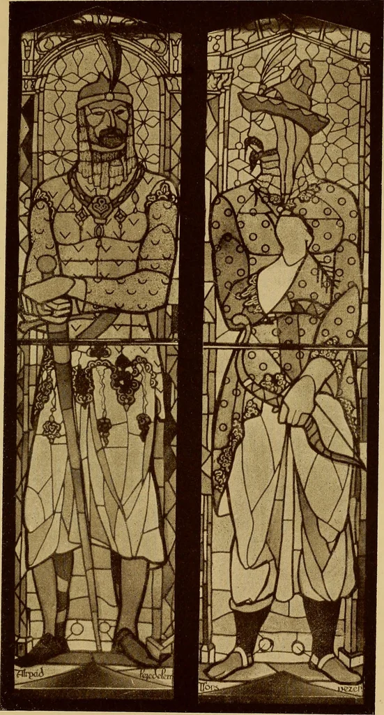 An illustration from Handbuch der glasmalerei für forscher, sammler und kunstfreunde, wie für künstler, architekten und glasmaler, 1914, leaf 569