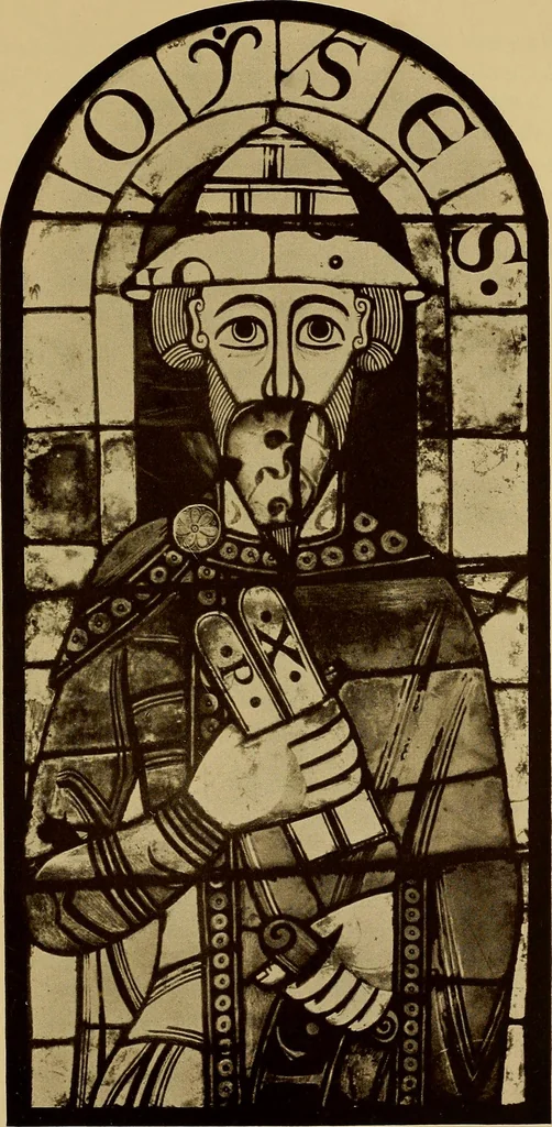 An illustration from Handbuch der glasmalerei für forscher, sammler und kunstfreunde, wie für künstler, architekten und glasmaler, 1914, leaf 71