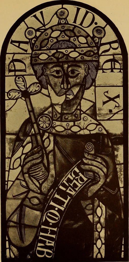 An illustration from Handbuch der glasmalerei für forscher, sammler und kunstfreunde, wie für künstler, architekten und glasmaler, 1914, leaf 75