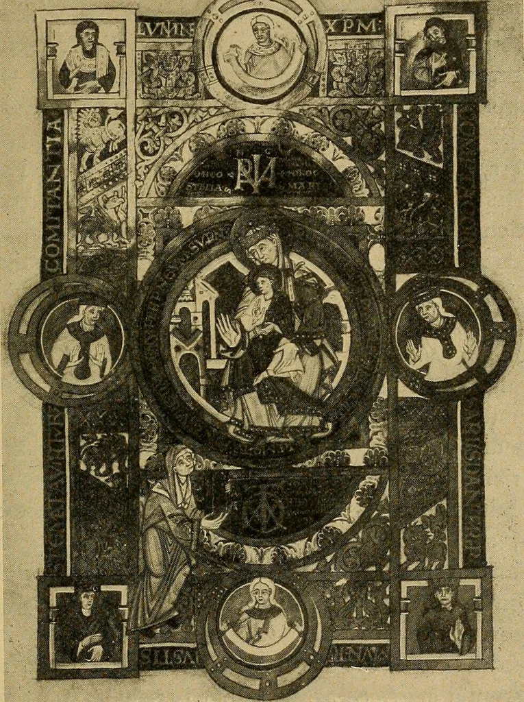 An illustration from Handbuch der glasmalerei für forscher, sammler und kunstfreunde, wie für künstler, architekten und glasmaler, 1914, leaf 79