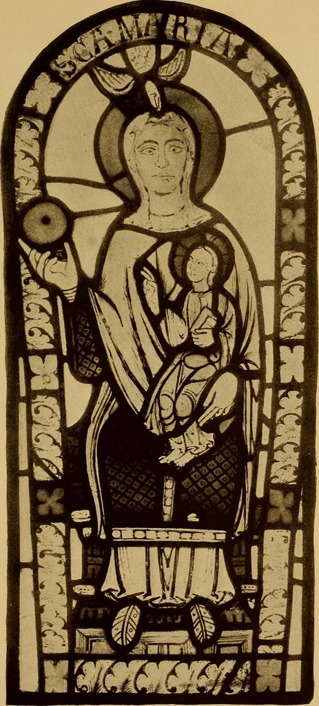 An illustration from Handbuch der glasmalerei für forscher, sammler und kunstfreunde, wie für künstler, architekten und glasmaler, 1914, leaf 83