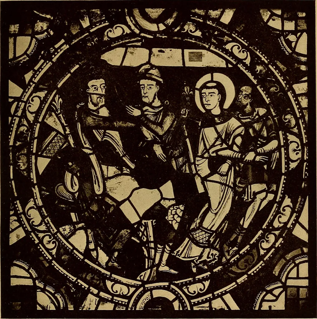 An illustration from Handbuch der glasmalerei für forscher, sammler und kunstfreunde, wie für künstler, architekten und glasmaler, 1914, leaf 91