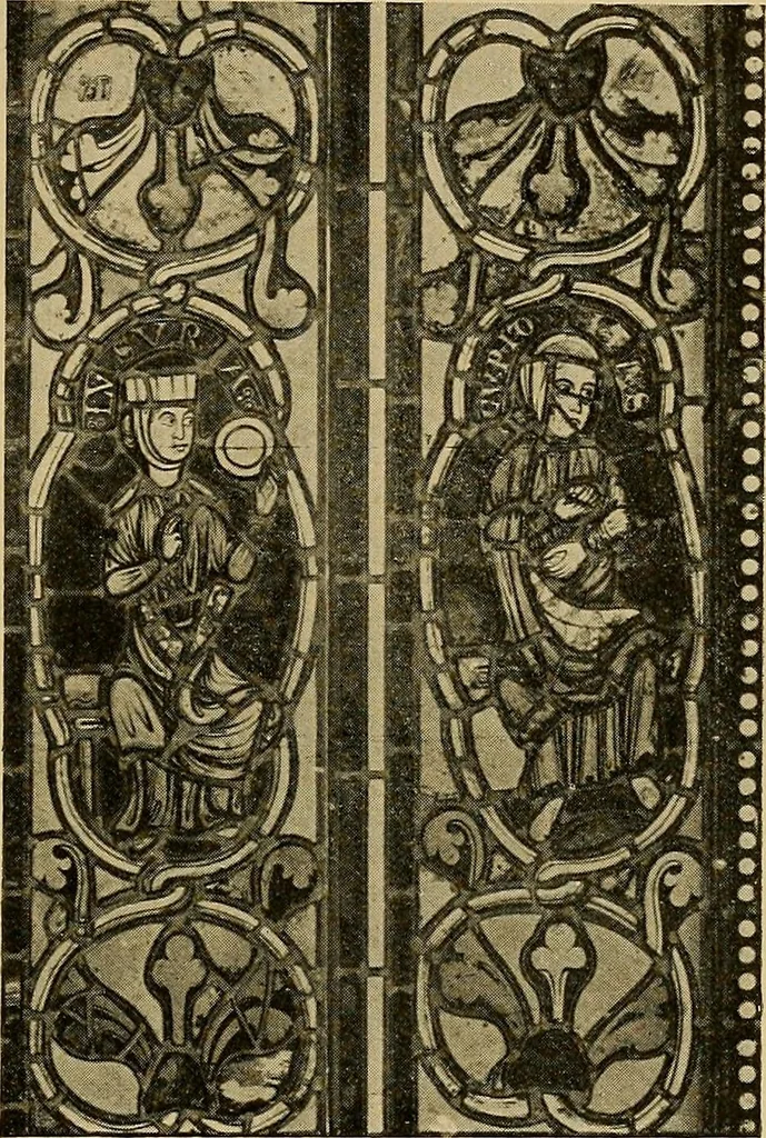 An illustration from Handbuch der glasmalerei für forscher, sammler und kunstfreunde, wie für künstler, architekten und glasmaler, 1914, leaf 97