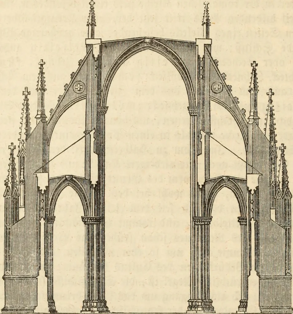 An illustration from Handbuch der kirchlichen Kunst-Archäologie des deutschen Mittelalters, 1854, leaf 134
