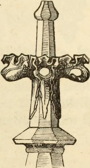 An illustration from Handbuch der kirchlichen Kunst-Archäologie des deutschen Mittelalters, 1854, leaf 137