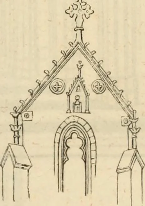 An illustration from Handbuch der kirchlichen Kunst-Archäologie des deutschen Mittelalters, 1854, leaf 139